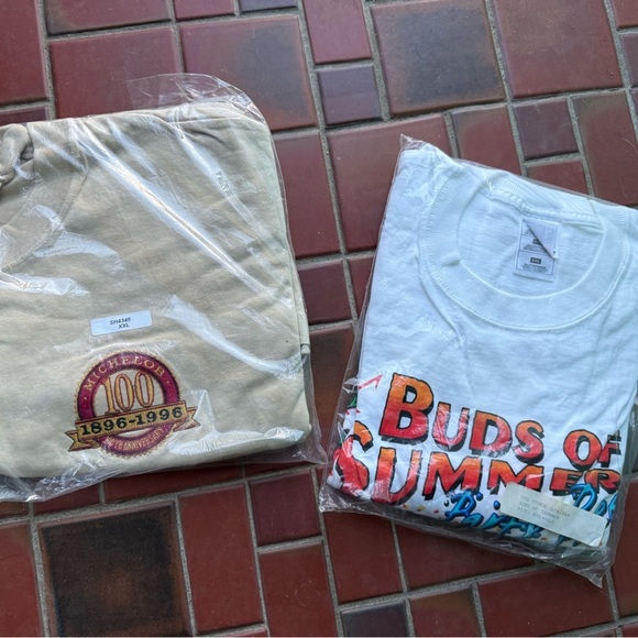 Anheuser-Busch Other - Deadstock VINTAGE 90s Anheuser-Busch Bundle 1996 Michelob & Buds of Summer XXL